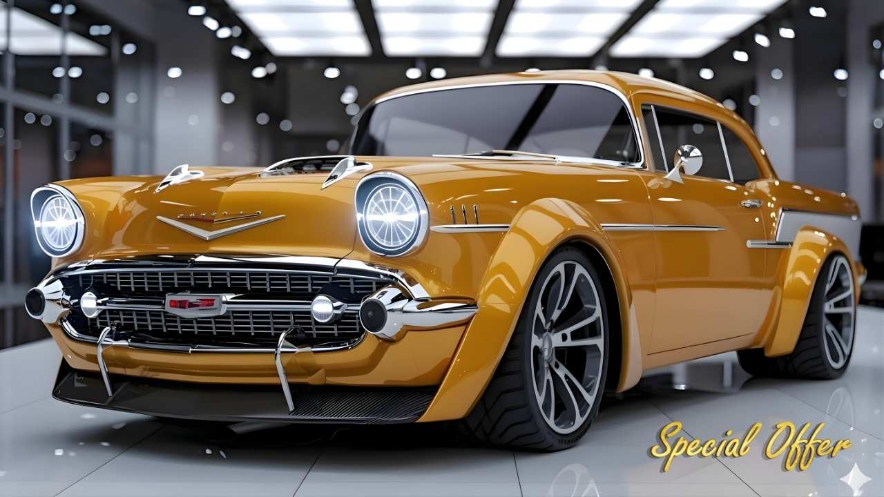 Reborn Chevrolet Bel Air: The Iconic Classic Gets a Modern Twist – See the Stunning Transformation!
